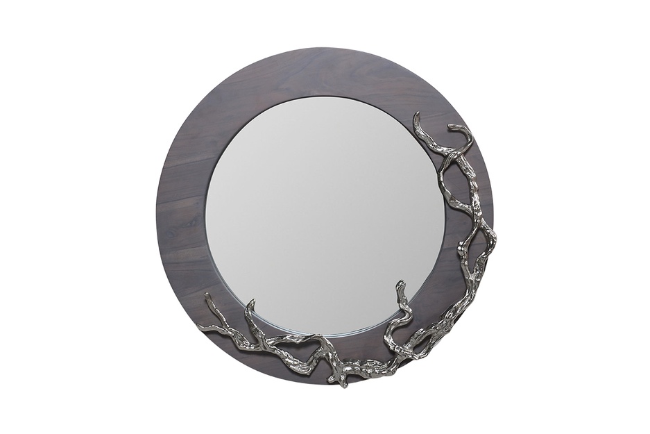 Зеркало декоративное круглое "Лес" 69-1217153