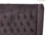интерьерная кровать велюр итальянский дизайн дизайнерская мягкая кровать элитная мебель гарда декор 