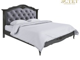 N318 кровать двухспальная французская мебель массив спальня черный прованс ноктюрн nocturne kreind b