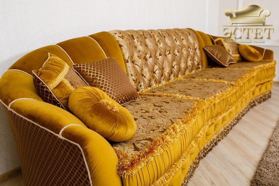 каретная стяжка пикировка итальнская мебель диван четыре метра сицилия классический барокко рококо м