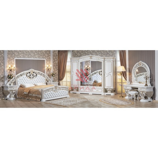 Набор мебели для спальни «Марелла» (белый золото)