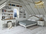 элитная мебель из франции натуральное дерево массив спальня белая кантри прованс vilar вилар kreind 
