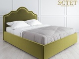 зеленая мягкая кровать с подъемным еханизмом К05 kreind  мебель эстет belestet.ru