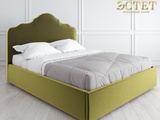 зеленая дизайнерская мягкая кровать к04 с подъемным механизмом артдеко ардеко kreind  belestet.ru
