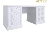 SA111-K00 письменный рабочий стол белый спальня массив бука артдеко ардеко kreind belestet.ru