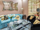 дизайнерская мебель бирюзовый диван лен итальянский дизайн прованс гарда декор эстет belestet.ru