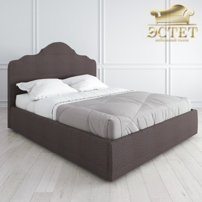 леопардовая дизайнерская мягкая кровать к04 с подъемным механизмом артдеко ардеко kreind  belestet.r
