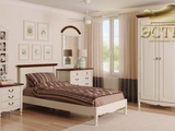 элитная мебель детская натуральное дерево массив спальня белая кантри прованс vilar вилар kreind bel