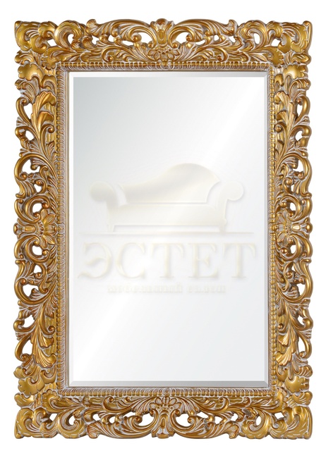 Зеркало Angelica золото с белым напылением