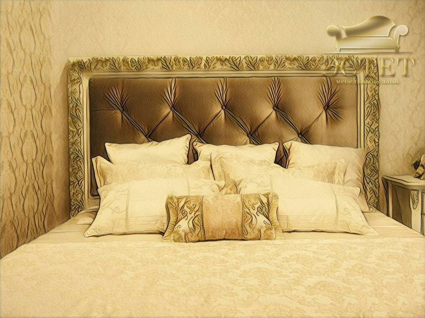 кровать квадратная барокко спальня romantic gold романтик голд массив прованс неоклассика kreind меб