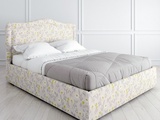 белый узор кровать в стиле прованс белая дзайнерская мягкая кровать к-01 с подъемным механизмом kre
