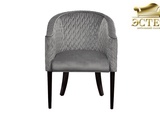 серое дизайнерское кресло стеганое акцентное красное кресло дизайнерское кресло этет belestet.ru