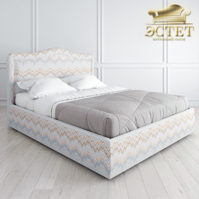 мягкая кровать в стиле лофт белая kreind belestet.ru