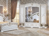 Набор мебели для спальни «Марелла» (белый золото) (Изображение 2)