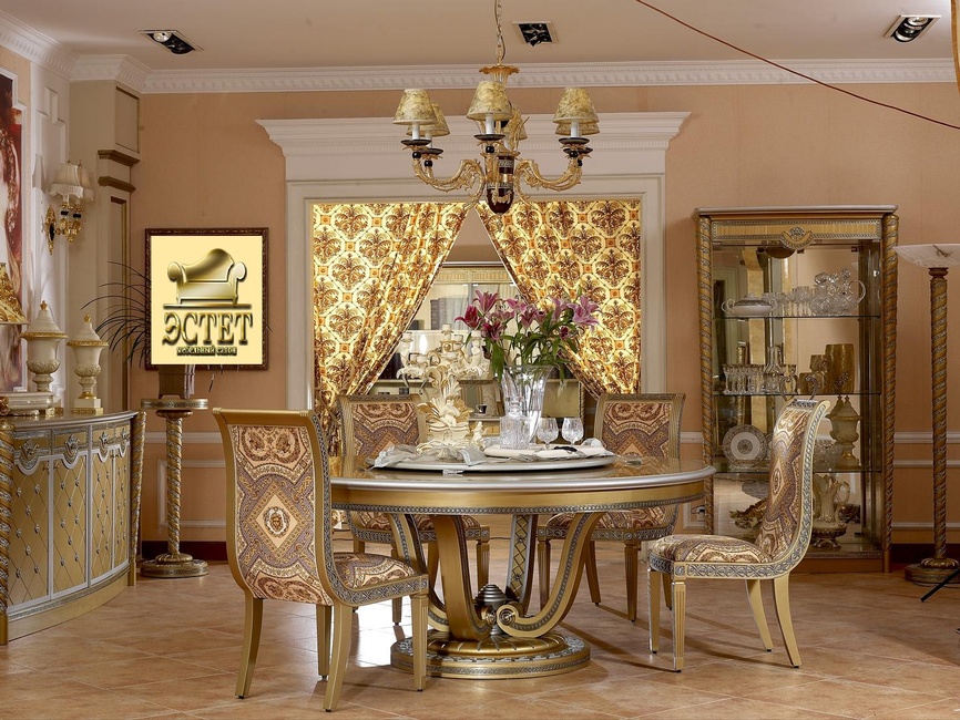 Итальянская мебель для столовой Felicity Gold 
