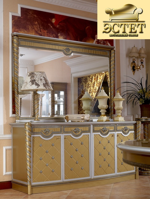 Итальянская мебель для столовой Felicity Gold 