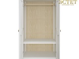 V121 шкаф двухдверный наполнение натуральное дерево массив спальня белая кантри прованс vilar вилар 